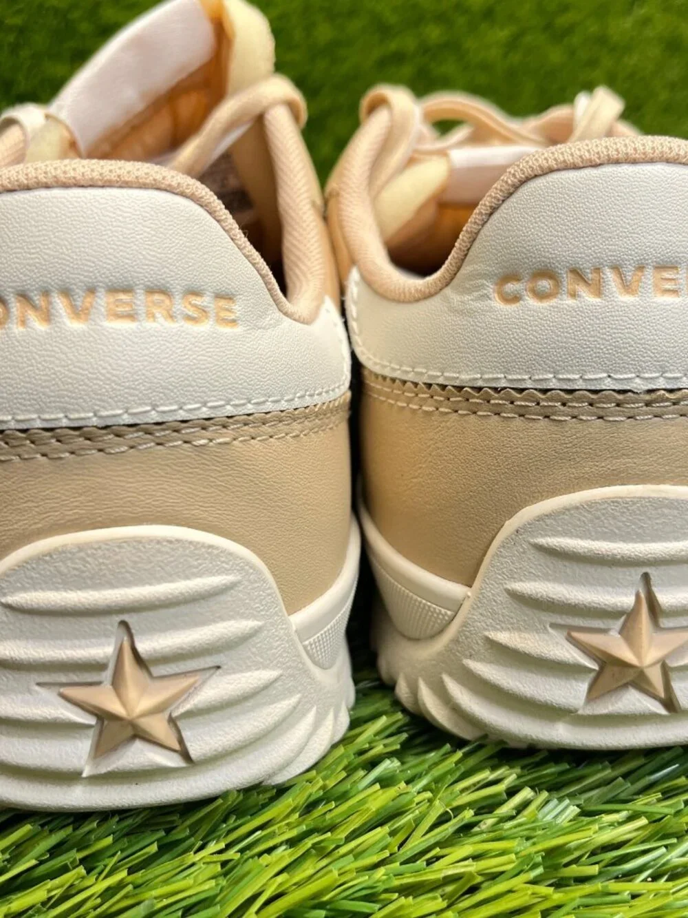 Converse Run Star Trainer Mens Size 10 Brown Beige Athletic Shoes Sneakers - Picture 6 of 10